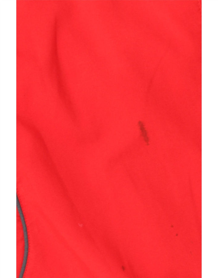 Reebok Mens Tracksuit Top Jacket XL Poliéster Vermelho