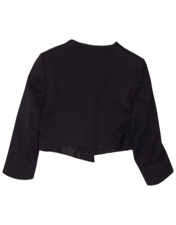Jaqueta Bolero Feminina Phase Eight Manga 3/4 Aberta Reino Unido 14 Grande Azul Marinho