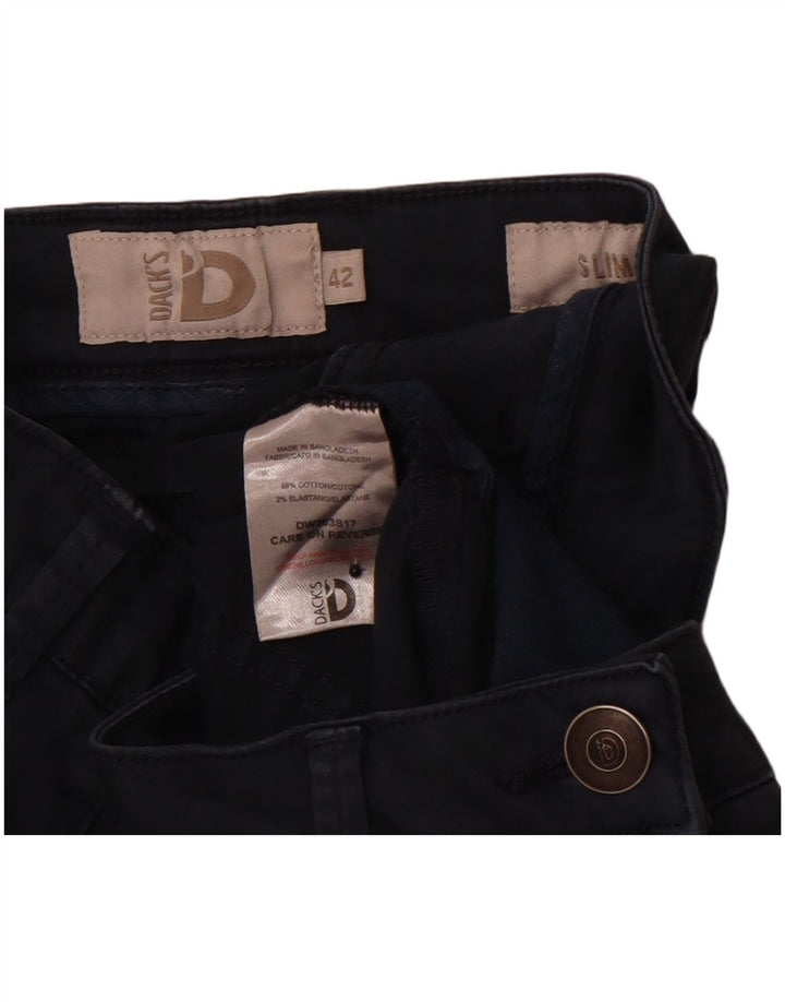 Calça feminina casual slim fit DACK'S IT 42 médio W30 L29 azul marinho