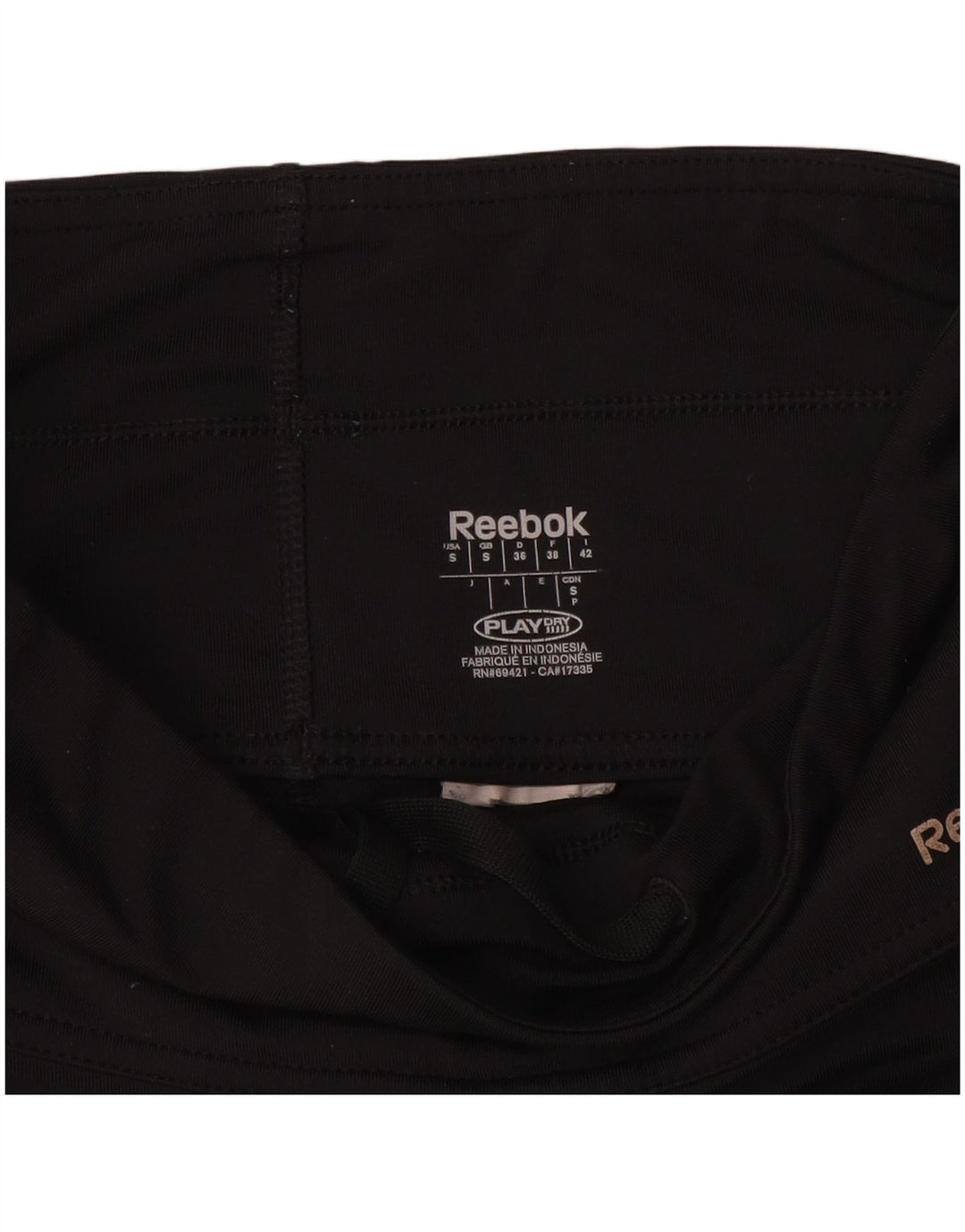 Leggings femininas REEBOK UK 10 pequenas pretas