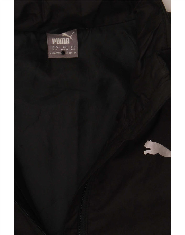 Casaco Puma Boys Graphic acolchoado 11-12 anos preto