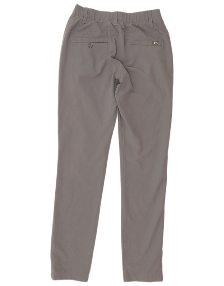 Under Armour Mens Slim Chino Calças W30 L32 Cinza Poliéster