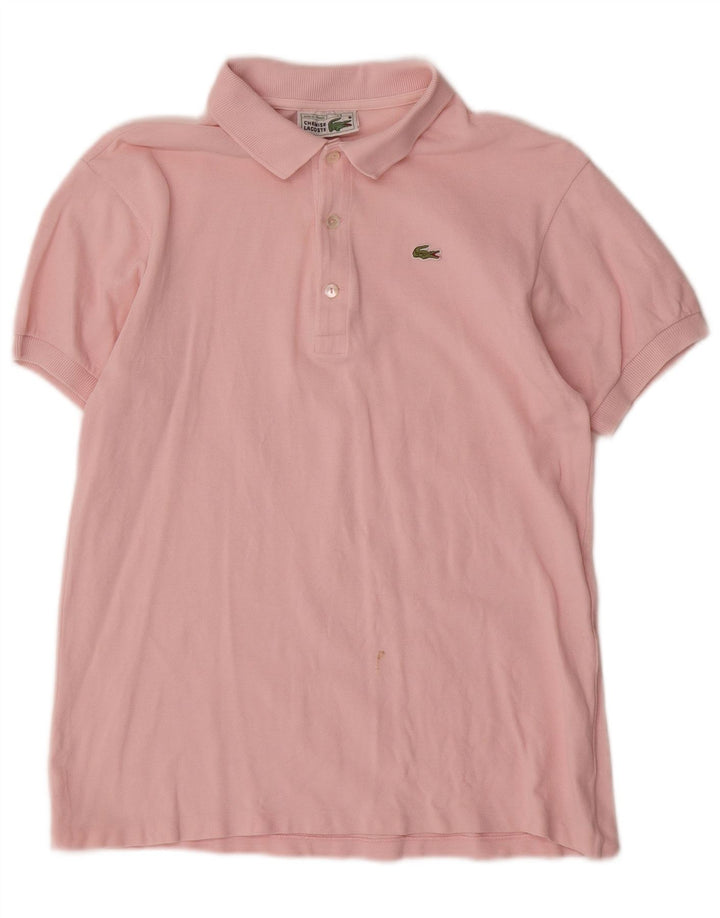 Camisa polo feminina Lacoste tamanho 42 grande algodão rosa