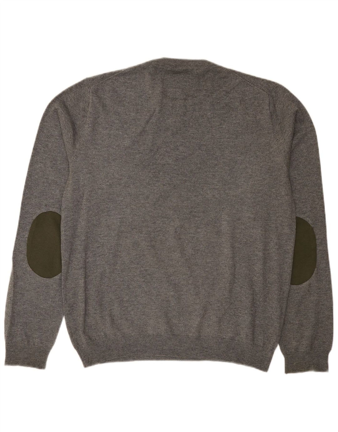 Sun68 Suéter masculino de ajuste regular com gola redonda XL lã cinza