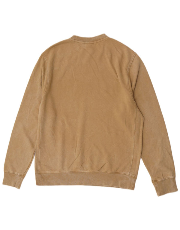 Nike masculino gráfico moletom jumper médio algodão marrom