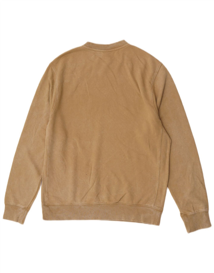 Nike masculino gráfico moletom jumper médio algodão marrom