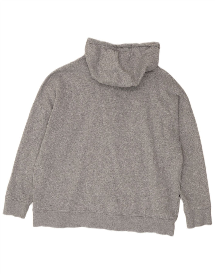 Suéter masculino Under Armour com capuz e zíper XL cinza manchado
