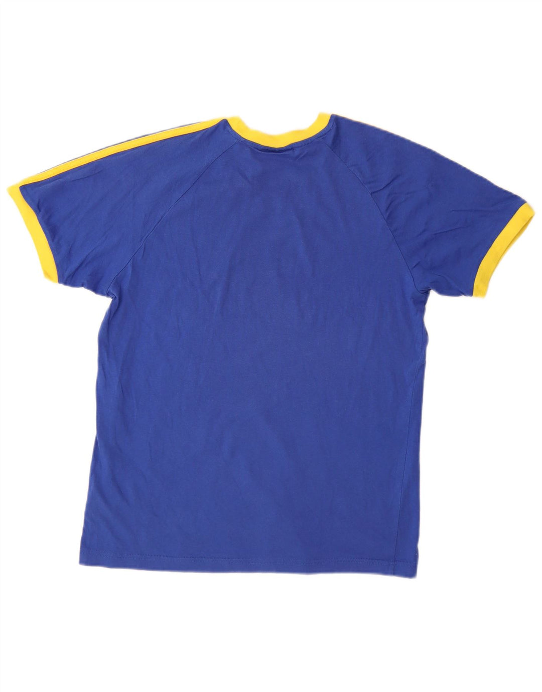 Camiseta masculina ADIDAS Top médio algodão azul marinho