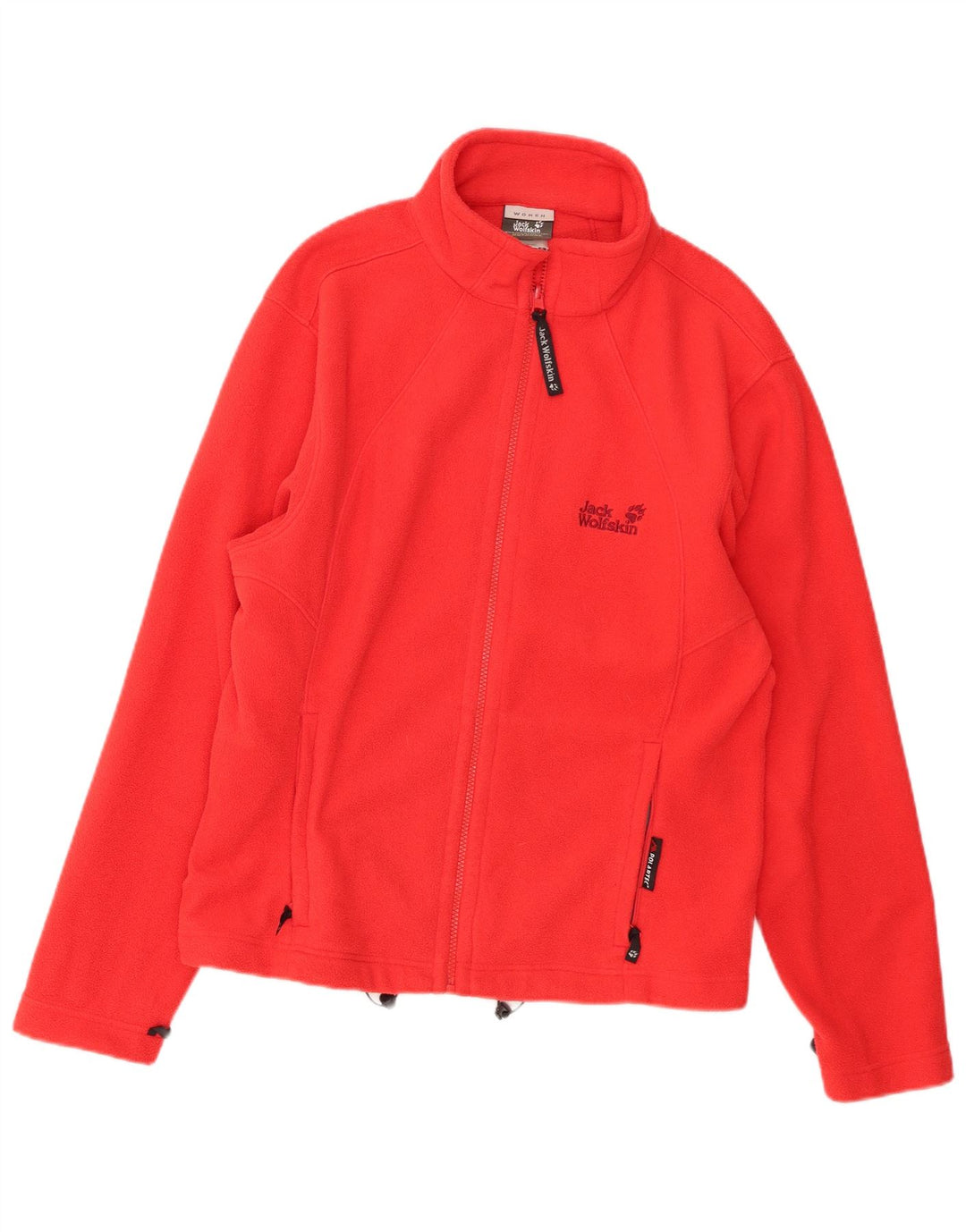 Jaqueta de lã feminina JACK WOLFSKIN UK 18 XL poliéster vermelho