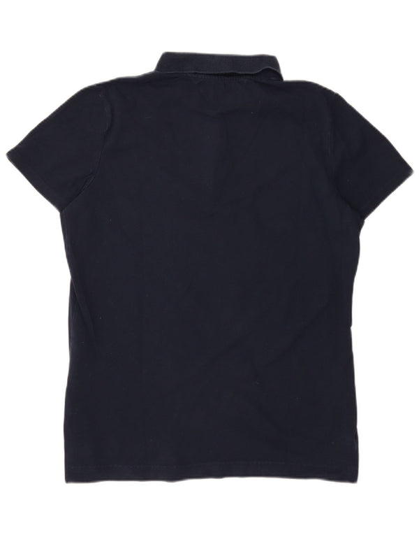 Camisa polo feminina Tommy Hilfiger Classic Fit Reino Unido 18 XL azul marinho algodão