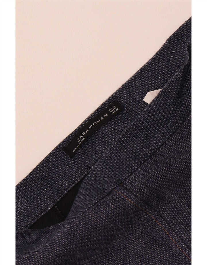 Mini saia feminina Zara médio W28 azul
