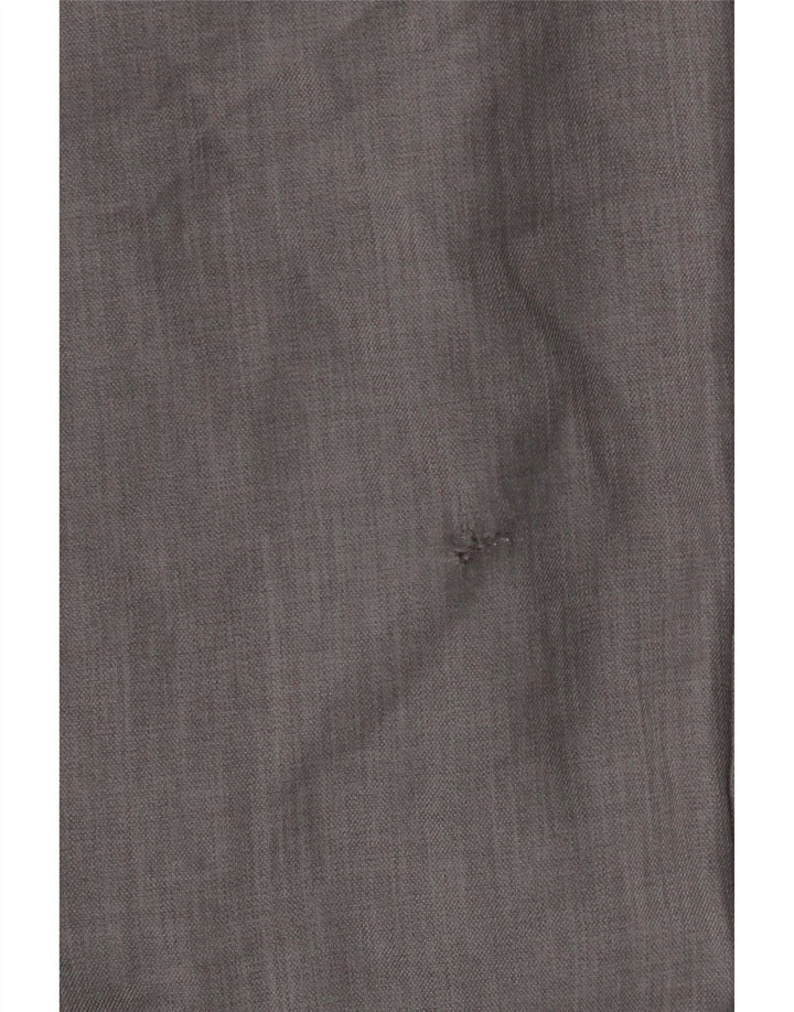 Farah Mens Classic Straight Chino Calças W36 L31 Poliéster Cinza