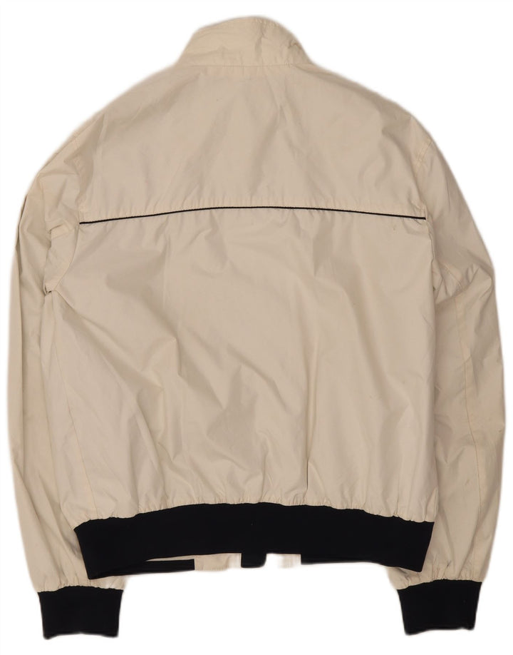 Jaqueta bomber masculina Marina Yachting UK 54 2XL poliéster branco Colourblock