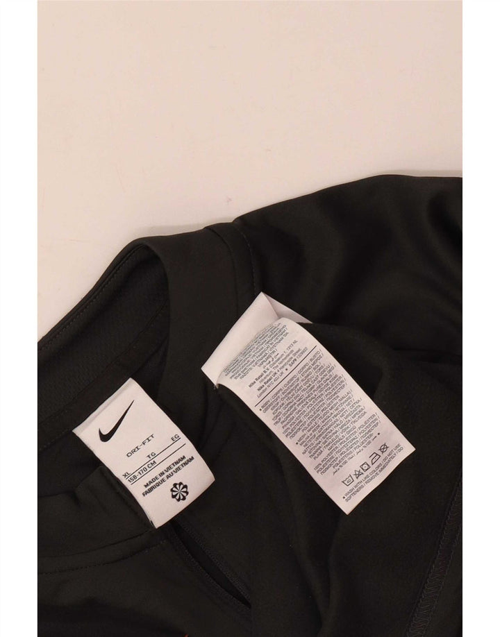 Nike Boys Dri Fit Pullover Treino Top 13-14 Anos XL Cinza Colourblock