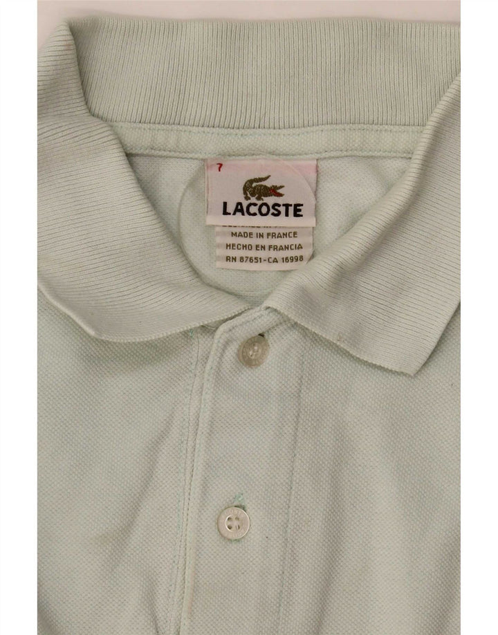 Camisa polo masculina Lacoste tamanho 7 2XL verde