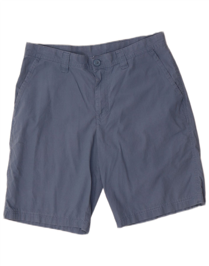 Columbia Mens Chino Shorts W32 Médio Algodão Azul