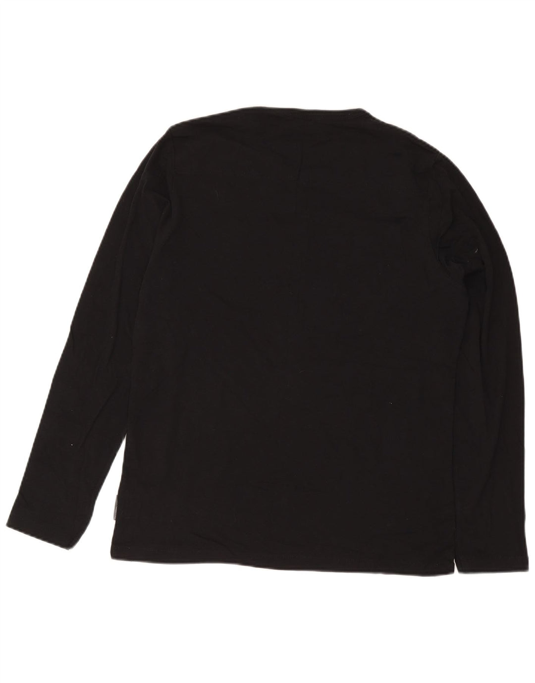 French Connection Mens Top Manga Longa XL Algodão Preto