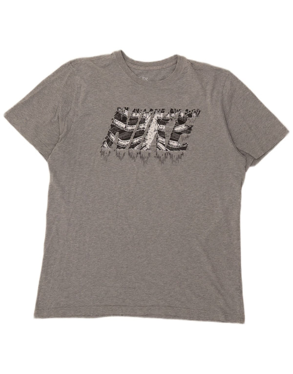 Camiseta Nike Masculina Standard Fit Graphic Top XL Cinza
