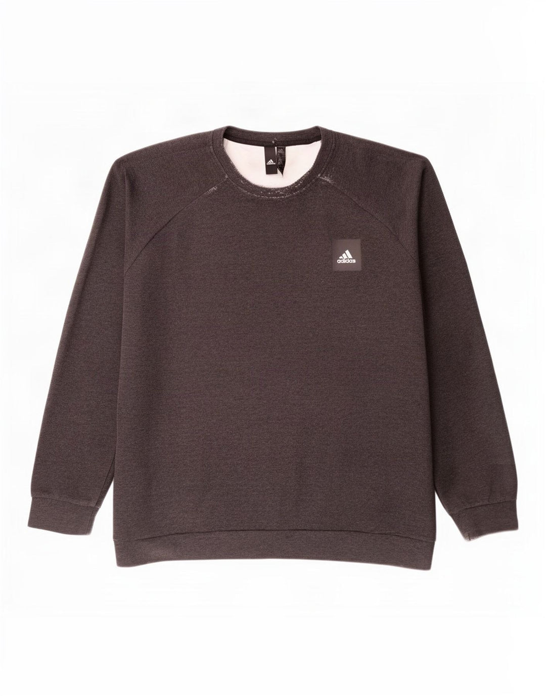 Adidas Mens Moletom Jumper 2XL Algodão Cinza