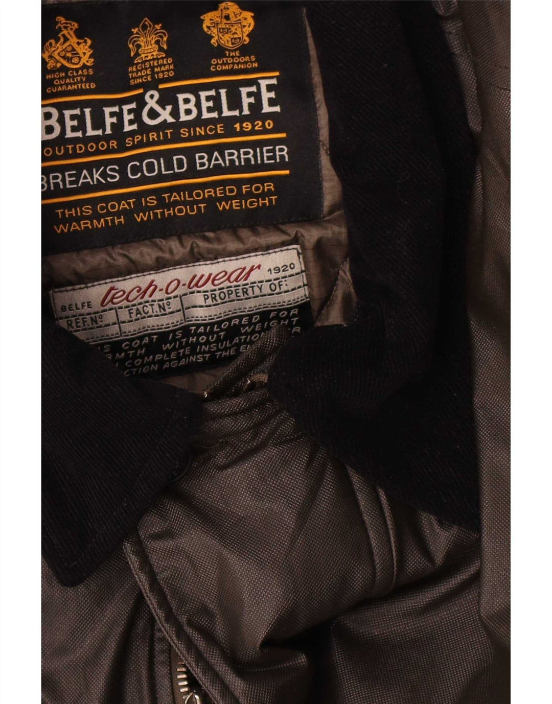 Jaqueta utilitária Belfe & masculina UK 44 2XL preta