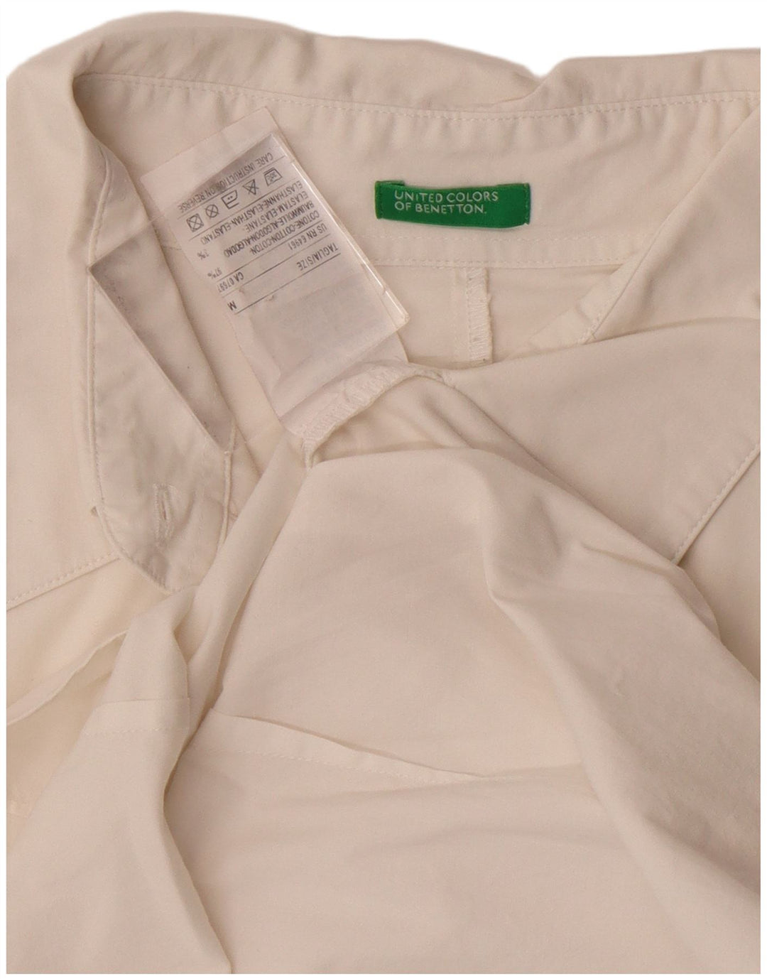 Pulôver feminino BENETTON UK 12 algodão branco médio
