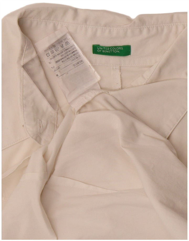 Pulôver feminino BENETTON UK 12 algodão branco médio