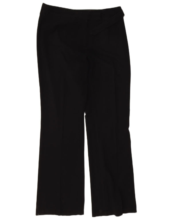 Calça feminina Marks & Spencer Bootcut Suit Reino Unido 16 Grande W34 L32 Preta