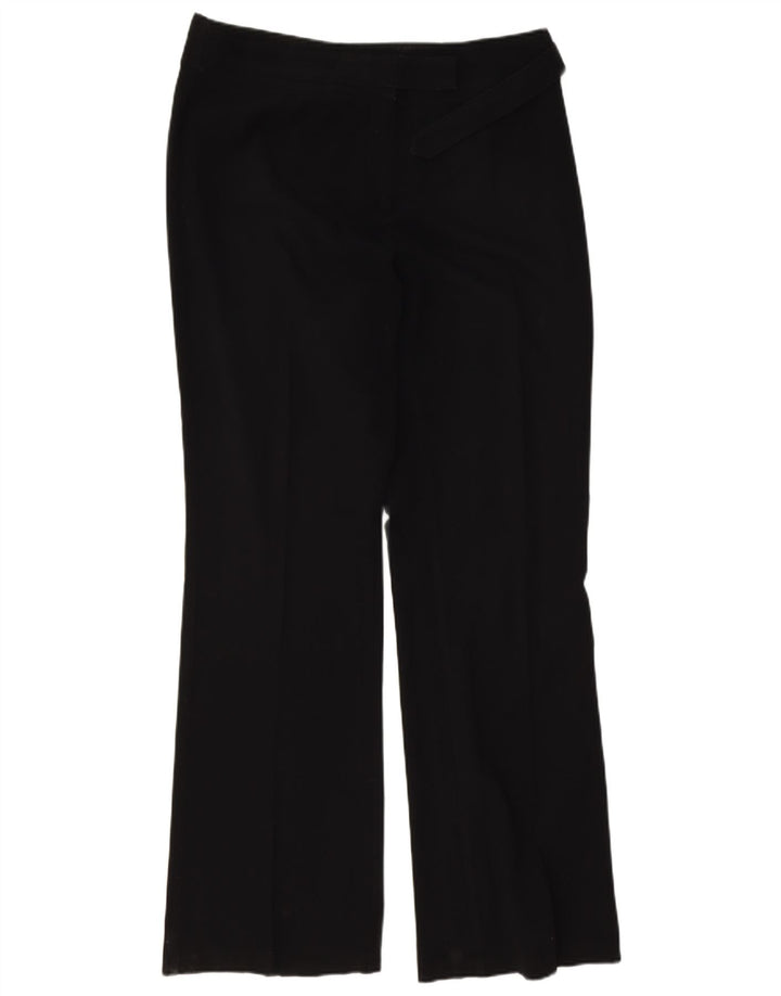 Calça feminina Marks & Spencer Bootcut Suit Reino Unido 16 Grande W34 L32 Preta