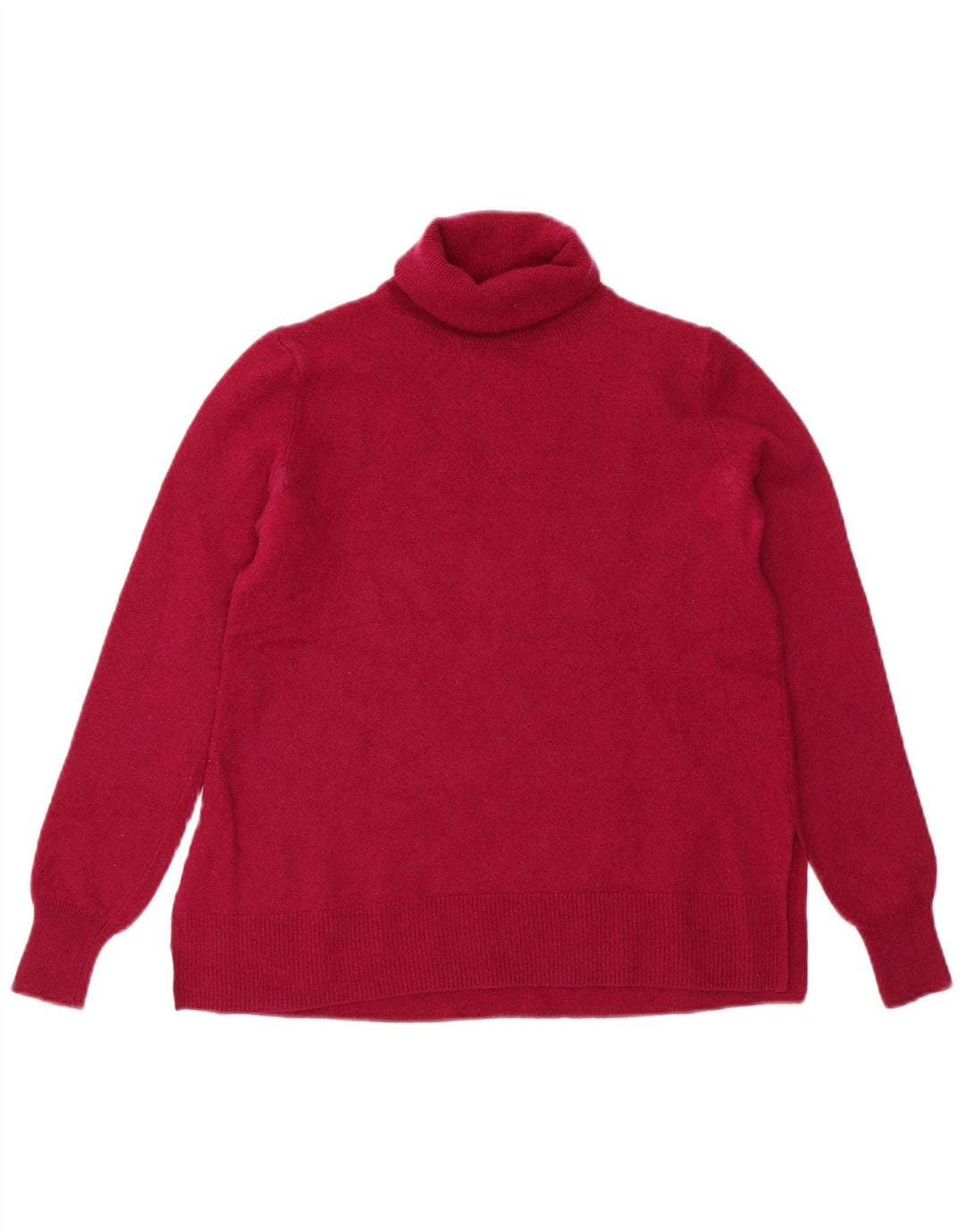 Suéter feminino Massimo Dutti com gola redonda e gola redonda Reino Unido 6 XS lã marrom