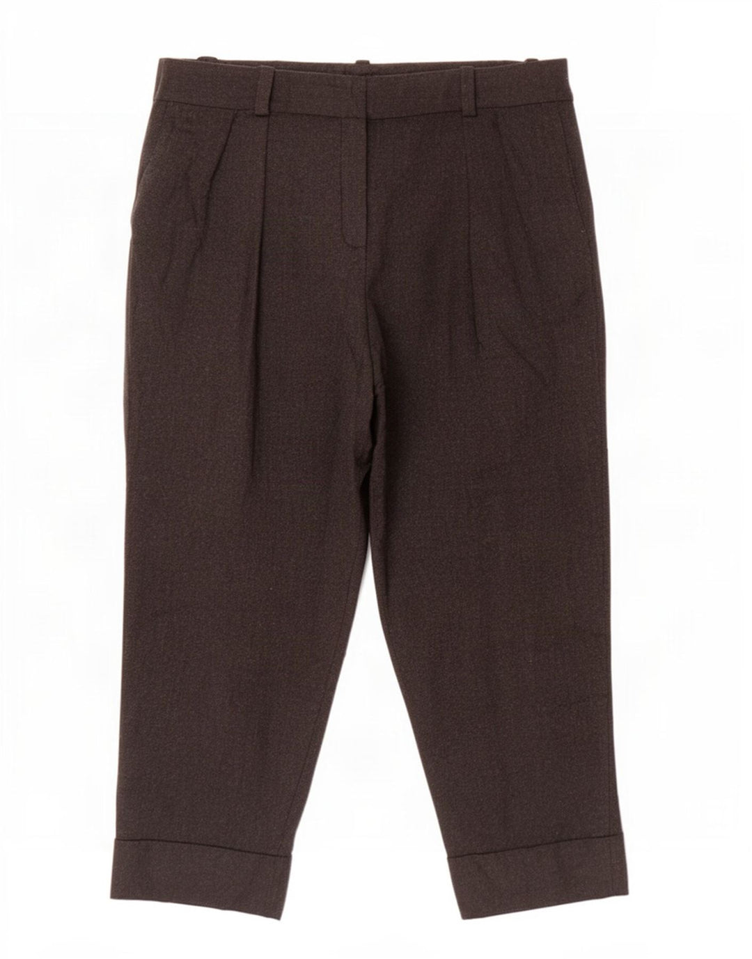 Calça Chino Feminina Massimo Dutti Pegged UE 42 Grande W32 L27 Cinza