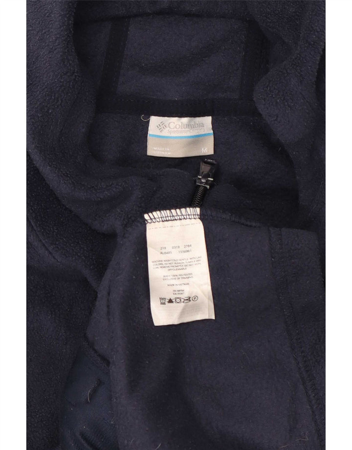 Jaqueta de lã com capuz feminina Columbia UK 14 poliéster azul marinho médio