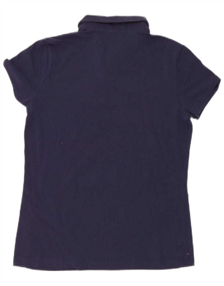 Camisa polo feminina Lotto UK 14 grande azul marinho