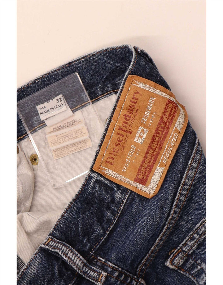 Jeans retos masculinos Diesel W32 L32 algodão azul