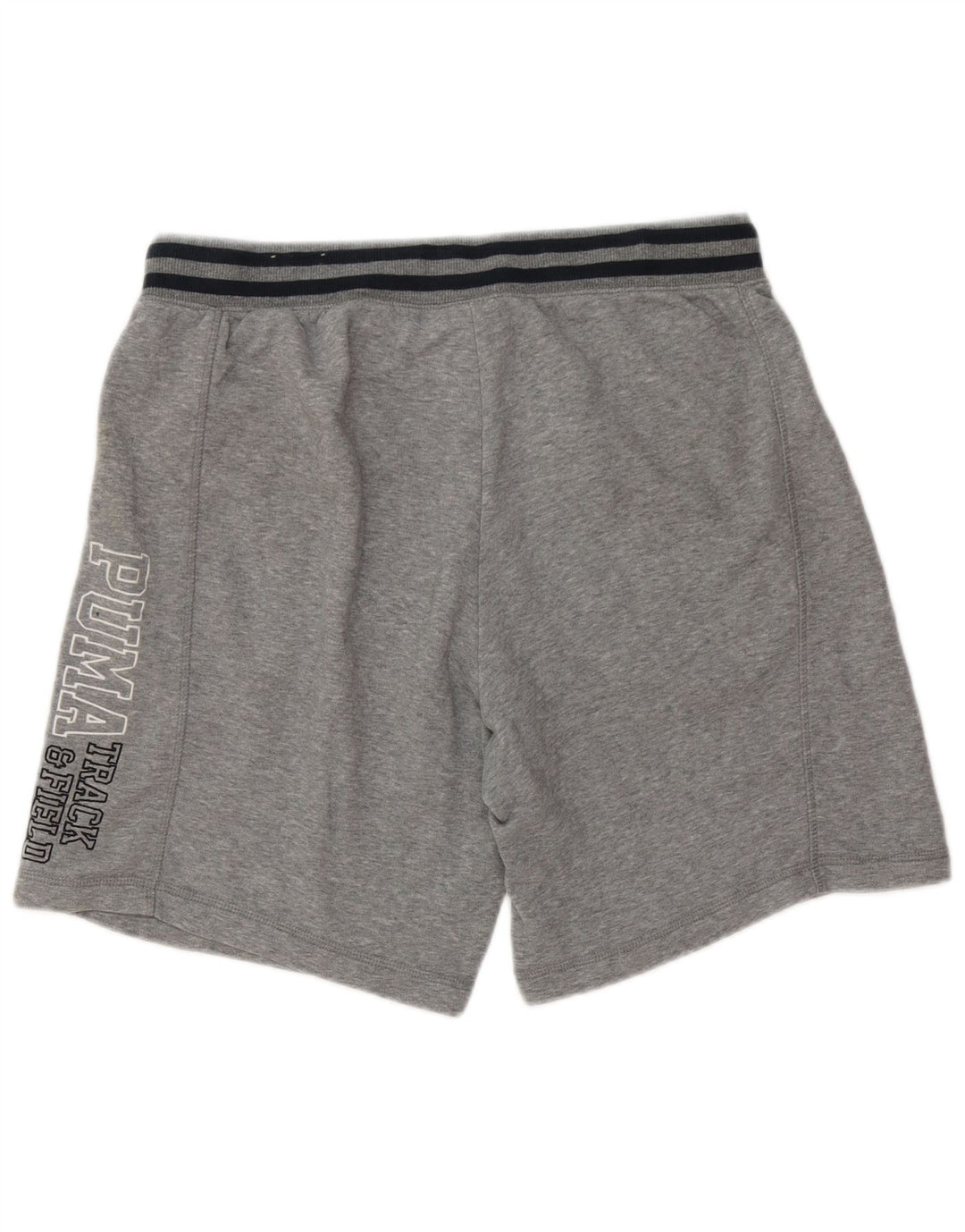 Shorts esportivos gráficos masculinos Puma grande algodão cinza