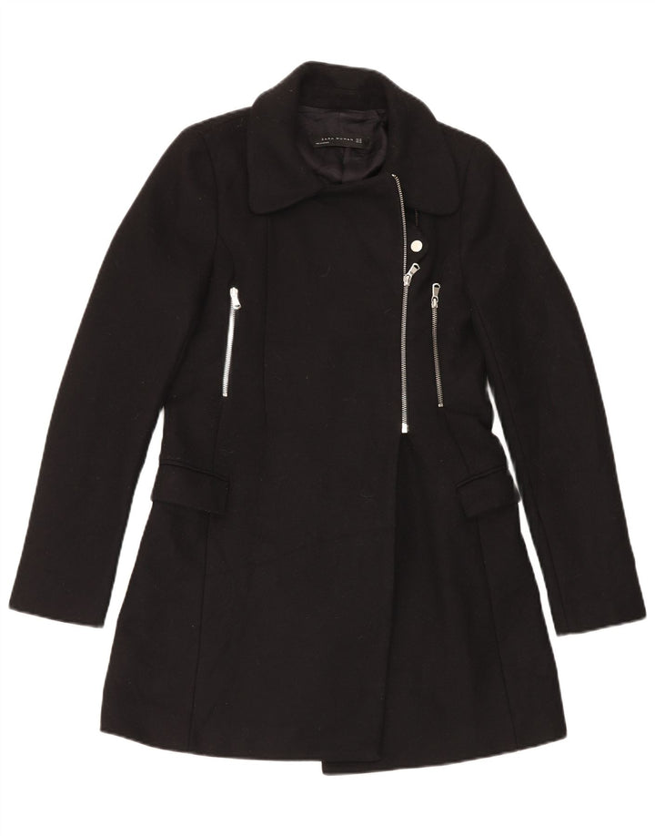 Sobretudo feminino Zara UK 6 XS preto