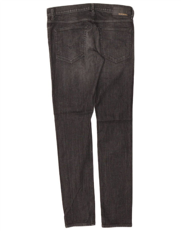 Diesel Masculino D-Luster Slim Jeans W30 L32 Algodão Preto