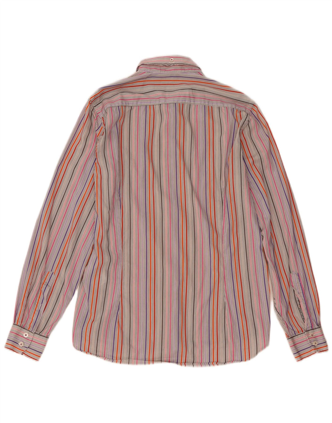 Camisa masculina TED BAKER tamanho 4 grande algodão listrado multicolorido