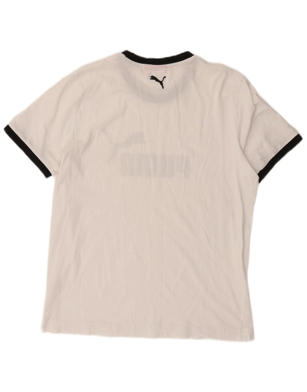 Puma Camiseta Masculina Graphic Top Médio Branco