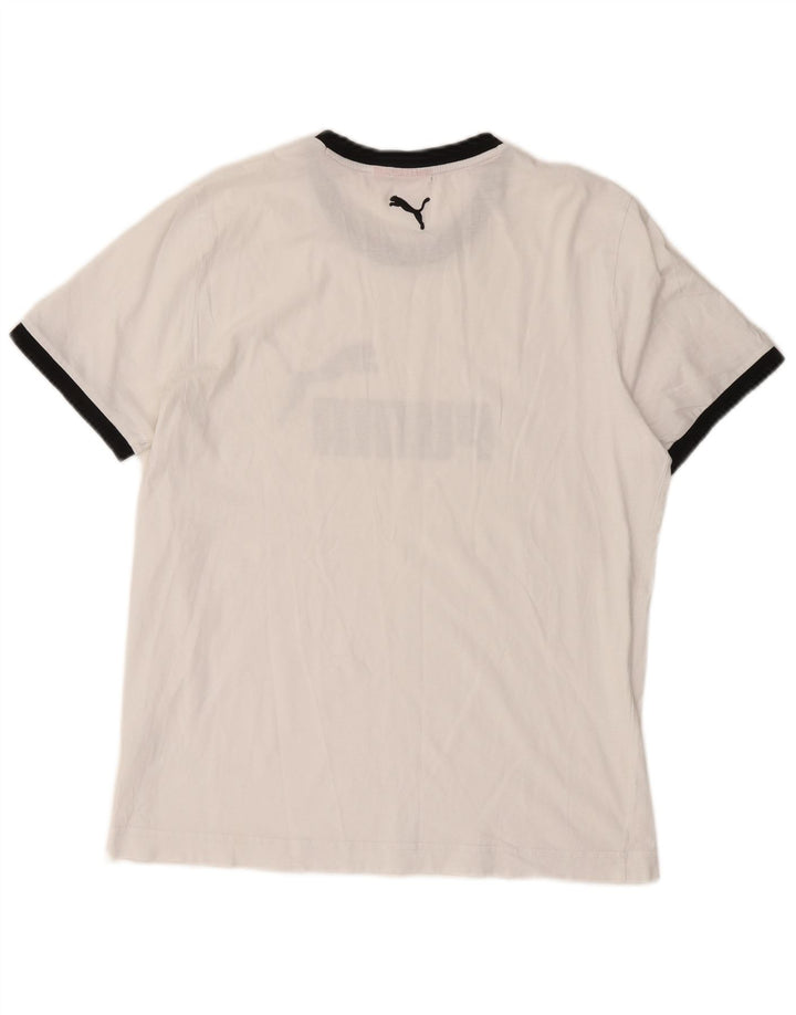 Puma Camiseta Masculina Graphic Top Médio Branco