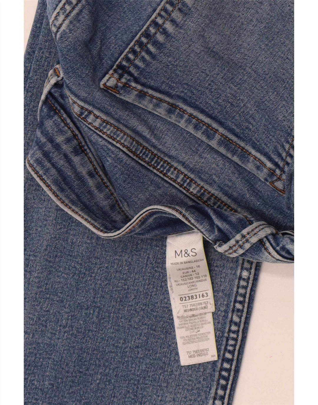 Marks & Spencer Feminino The Eva Bootcut Jeans Reino Unido 16 Grande W34 L30 Azul