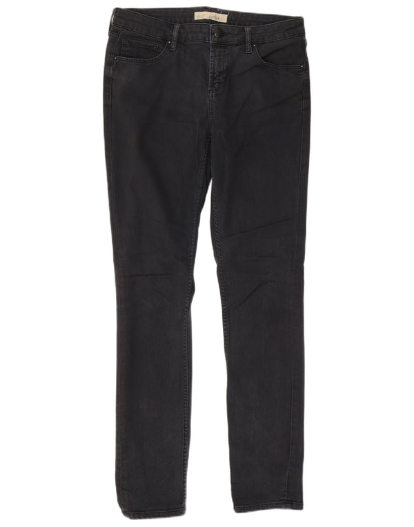 TOPSHOP Womens Baxter Slim Jeans W30 L32 Black Cotton