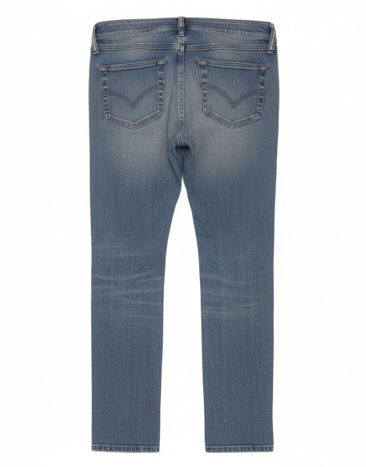 Diesel Feminino Matic Slim Jeans W27 L32 Azul Algodão