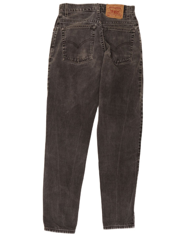 Jeans feminino Levi's 550 cintura alta cônico US 8 médio W26 L30 cinza