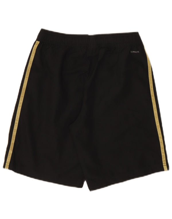 Shorts esportivos Adidas Boys Climalite 11-12 anos preto poliéster