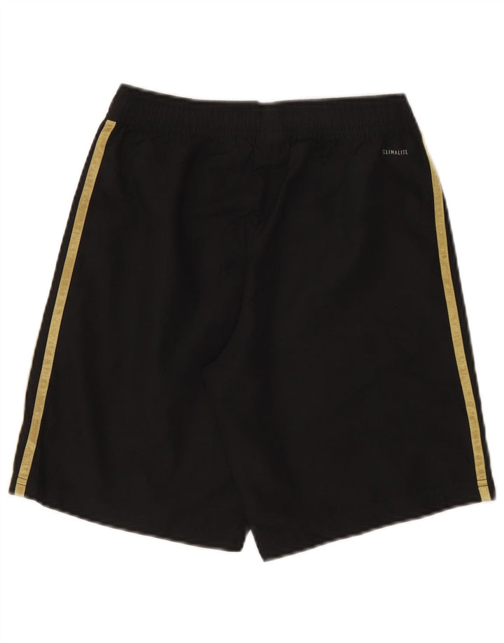 Shorts esportivos Adidas Boys Climalite 11-12 anos preto poliéster