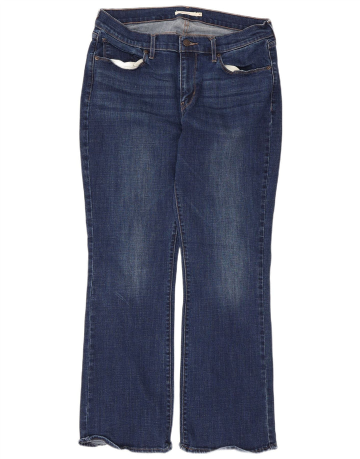 Calça Jeans Curvy Bootcut Feminina Levi's W33 L30 Azul Algodão