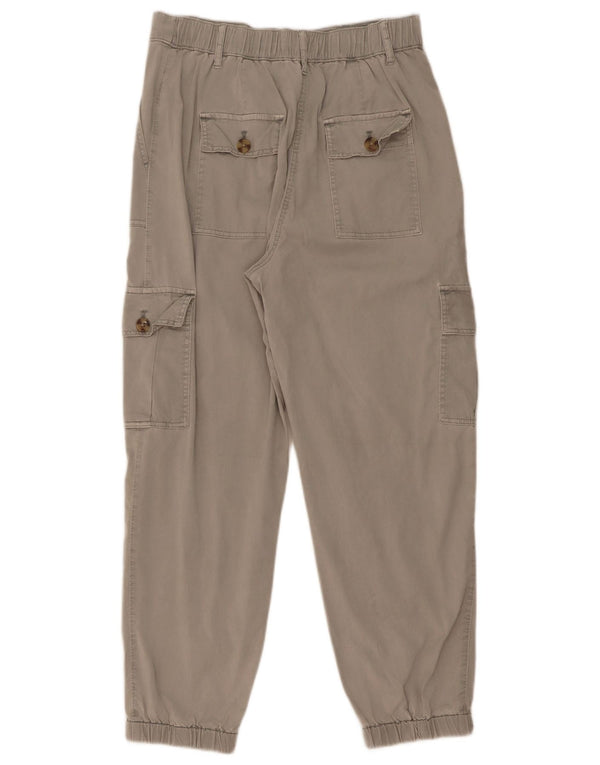 Calça jogger feminina Marks & Spencer UK 8 pequena W26 L25 cinza