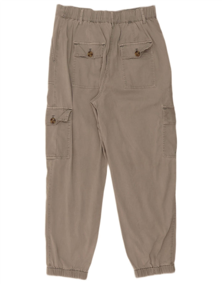 Calça jogger feminina Marks & Spencer UK 8 pequena W26 L25 cinza