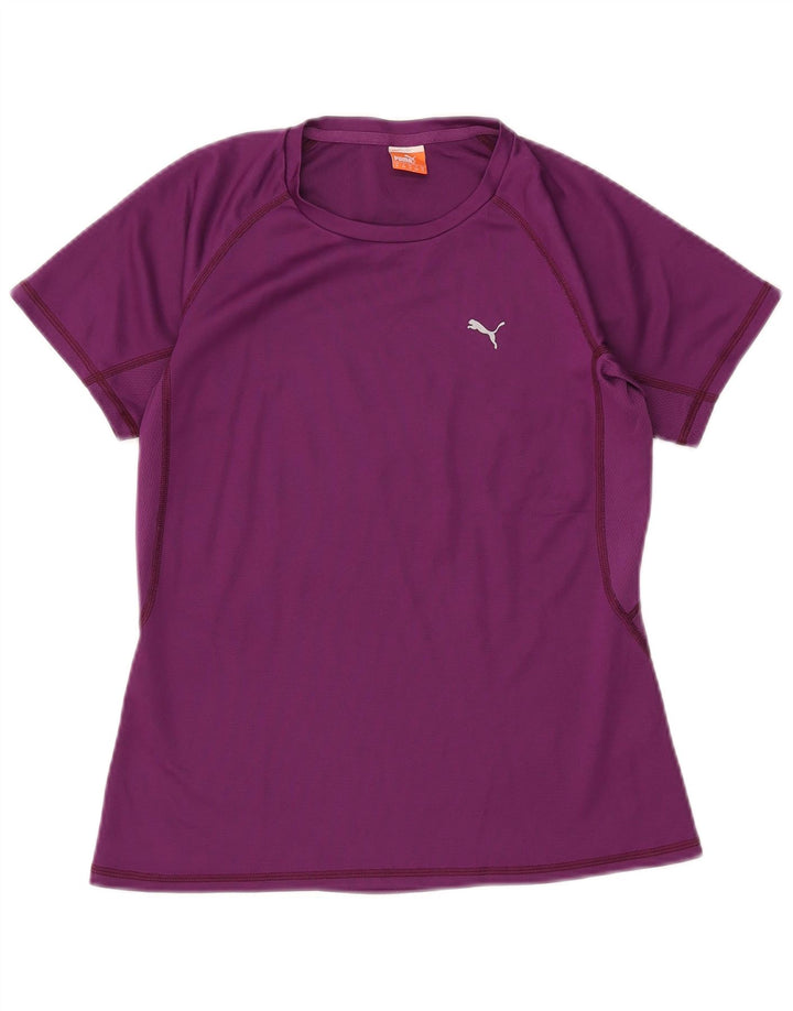 Camiseta feminina PUMA UK 12 poliéster roxo médio