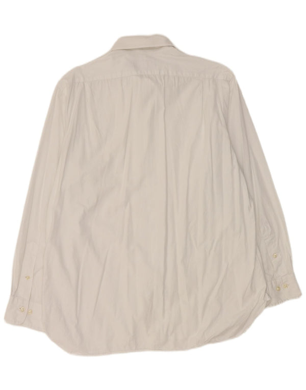 Polo Ralph Lauren Camisa masculina tamanho 17 XL algodão branco